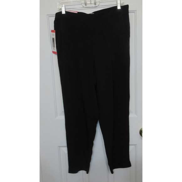 Jessica Simpson Cameren Women's Pull-On Ankle Pants, Black, Size: M Slit Pockets - Picture 1 of 8